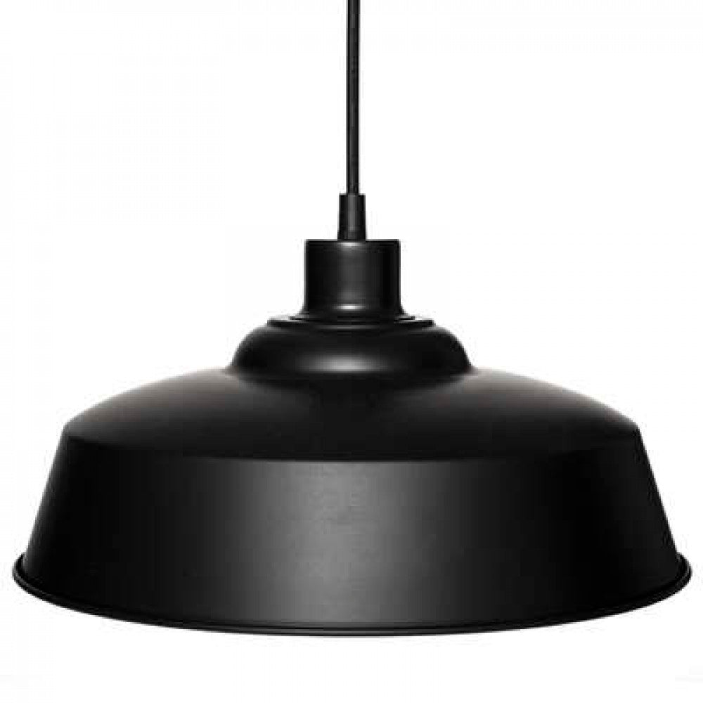 Hanglamp zwart met 2 lampen